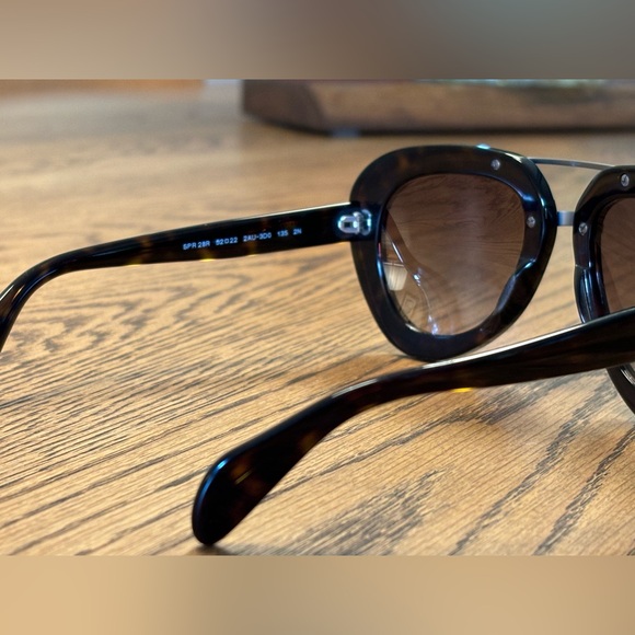 Prada SPR 28R 2AU3DO Oversized aviator Sunglasses - Picture 7 of 13